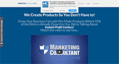 Desktop Screenshot of marketingconsultantplr.com