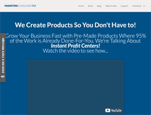 Tablet Screenshot of marketingconsultantplr.com